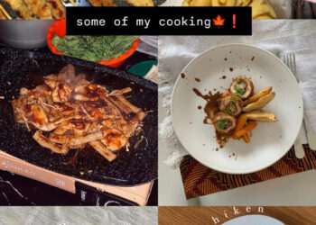 a little of my cooking