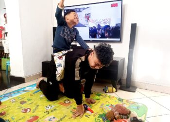 Mit meinem Neffe Kenny