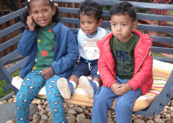 Meine Neffen und Nichte