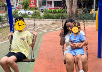 A fun day at the park.